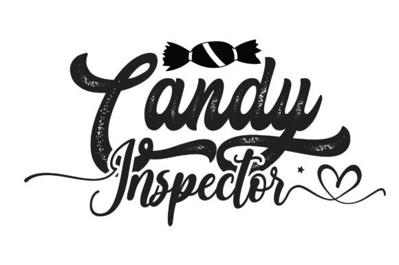 Candy Inspector Svg T-Shirt Design