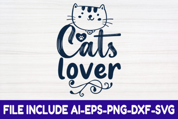 Cat SVG Design, Cats Lover: Graphics and Crafts for Branding