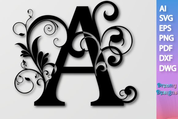 Floral Alphabet a SVG: A Graphics Craft for Brand Builders