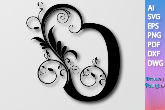 Floral Alphabet O SVG: A Graphics & Crafts Review