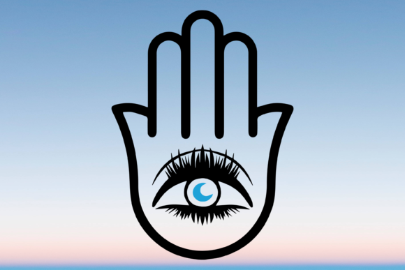 Hamsa Evil Eye Boho Svg Png: Graphics for Crafts