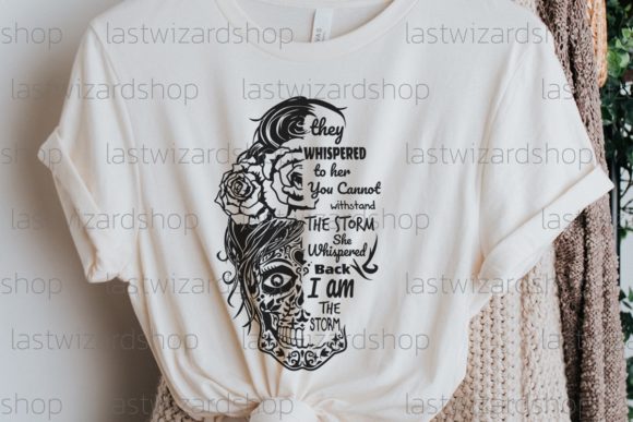 I Am the Storm Svg, Sugar Skull Svg