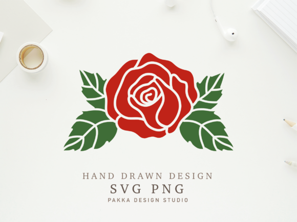 Red Rose Bouquet Silhouette Svg for Crafts and Graphics
