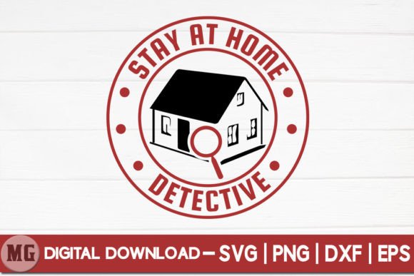 Stay at Home Detective: True Crime SVG Graphics for Crafts