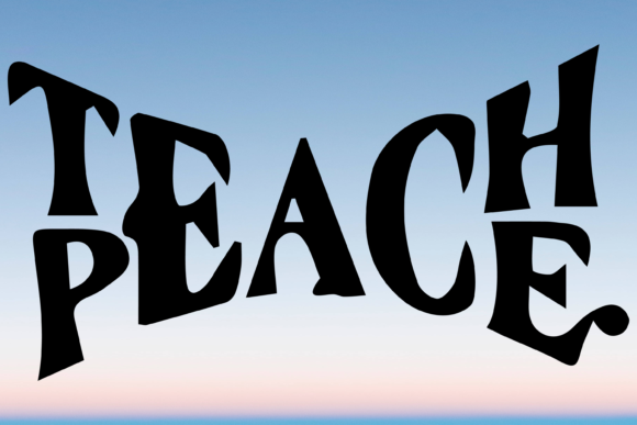 Teach Peace Teacher Svg Graphics
