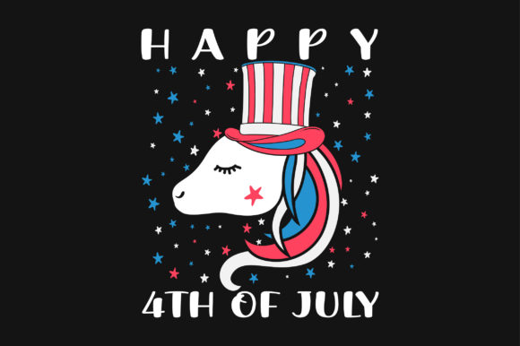 Unicorn 4th July America SVG T-shirt: Crafts & Graphics